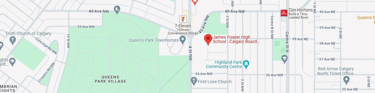 James Fowler High School Map